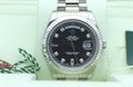 ROLEX PRESIDENT DAY DATE II 18K WHITE GOLD 218239 DIAMOND DIAL BOX & PAPERS 2015