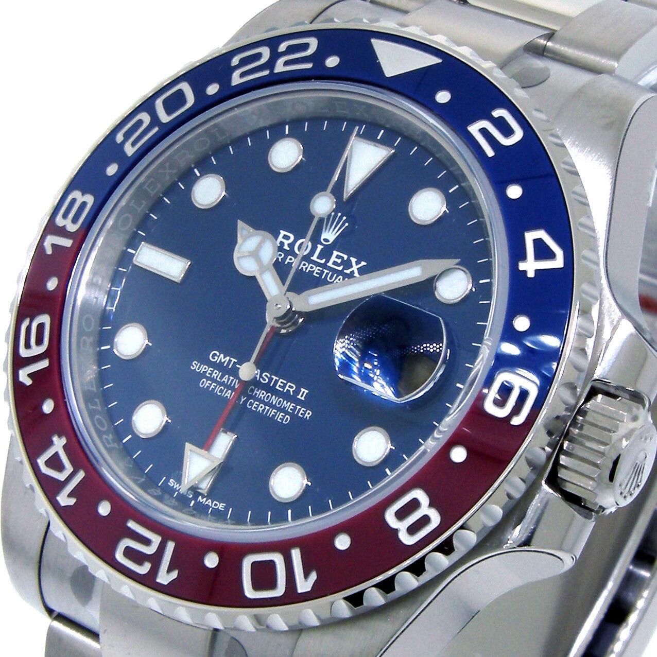 Rolex GMT Master II PEPSI 116719 BLRO Ceramic Bezel 18K White Gold Box Papers 3