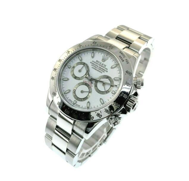 Rolex Cosmograph Daytona 40mm Stainless Steel White Dial 116520 3