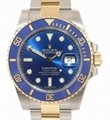 Rolex Submariner Blue Ceramic 116613LB Two Tone Gold Watch Box