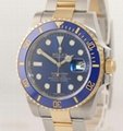 Rolex Submariner Blue Ceramic 116613LB Two Tone Gold Watch Box