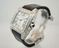 Cartier Santos 100 Diamond watches