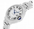 Cartier Ballon Bleu 33mm 18k Yellow Gold & Steel Automatic Women's luxury Watch