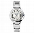 Cartier Ballon Bleu 33mm 18k Yellow Gold & Steel Automatic Women's luxury Watch