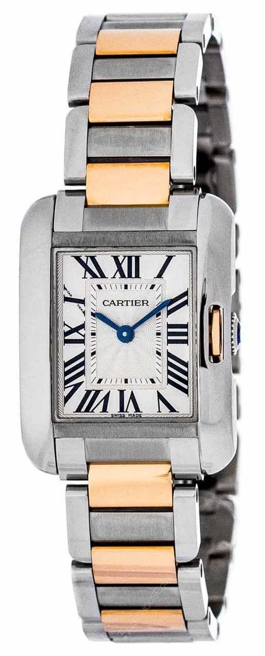 Cartier Midsize W51011Q3 Tank Francaise Stainless Steel Watch women watches