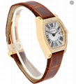 Cartier Roadster Ladies 18K Yellow Gold Diamond Watch WE500160