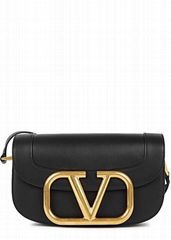           Garavani My VLogo black leather saddle bag Fashion VLogo crossbody bag