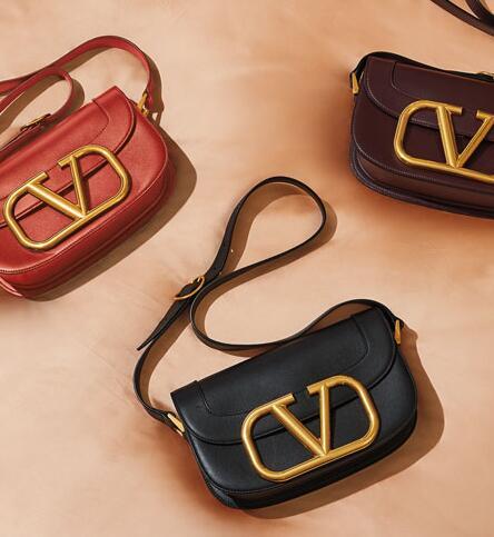           Garavani My VLogo black leather saddle bag Fashion VLogo crossbody bag 11