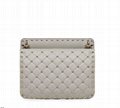 Valentino Rockstud Spike Medium Quilted Top-Handle Bag fashion leather bag
