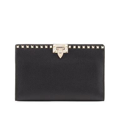           Garavani Rockstud Large Flip Lock Pouch Bag 5