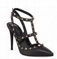 Garavani Rockstud Noir Slingback 100mm