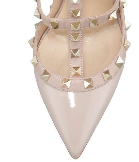 Valentino Rockstud Noir Slingback 100mm patent Pump nude