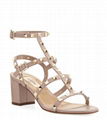           Garavani Rockstud Leather 60mm City Sandals women block heel sandals