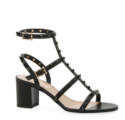  Valentino Garavani Rockstud Leather 60mm City Sandals