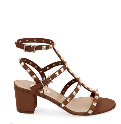  Valentino Garavani Rockstud Leather 60mm City Sandals