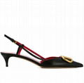 Valentino Garavani VLOGO Leather Medallion Slingback pumps 