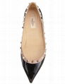 Valentino Garavani Rockstud Patent Ballet Flats