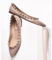 Valentino Garavani Rockstud Patent Ballet Flats