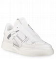           Garavani Men's VL7 Web Logo Low-Top Sneakers men leather shoes 6