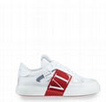           Garavani Men's VL7 Web Logo Low-Top Sneakers men leather shoes 2