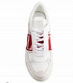           Garavani Men's VL7 Web Logo Low-Top Sneakers men leather shoes 4