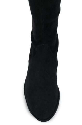 Stuart Weitzman Lowland knee high leather boots Women suede flat boots 4