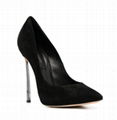 Casadei Blade 105mm suede pumps Casadei high heels 1