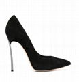 Casadei Blade 105mm suede pumps Casadei high heels 3