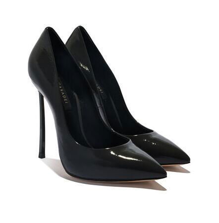 Casadei Blade patent leather pumps 