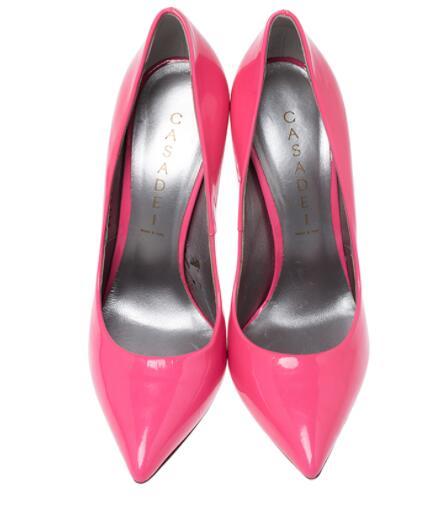 Casadei Blade high heel pumps pink Lady Patent leather pump 2