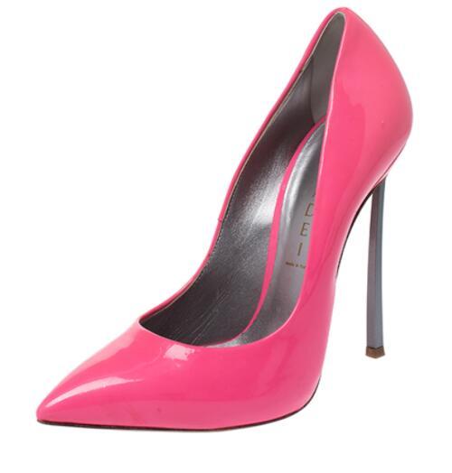 Casadei Blade high heel pumps pink Lady Patent leather pump 3