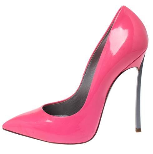 Casadei Blade high heel pumps pink Lady Patent leather pump 5