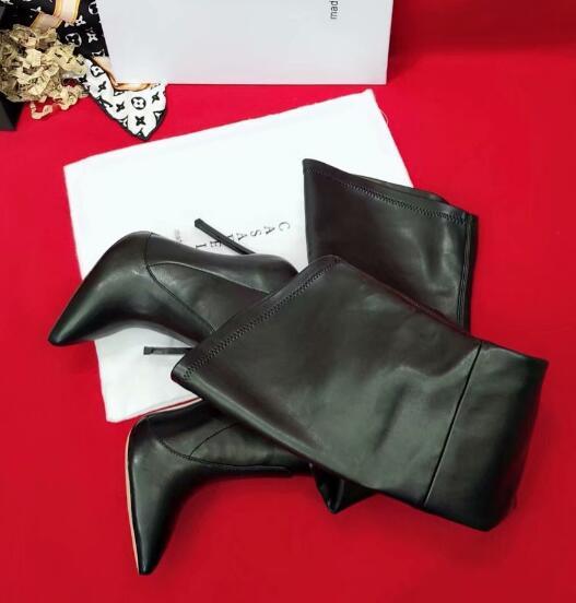 Casadei over the knee leather Blade boots