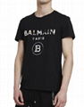 Balmain Men's Foil Logo T-Shirt men Crew long sleeve tee 