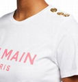 Balmain 3-Button Logo-Print T-Shirt