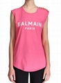 Balmain 3-Button Logo Tank Top