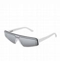 Balenciaga men Slim Rectangle Shield Sunglasses