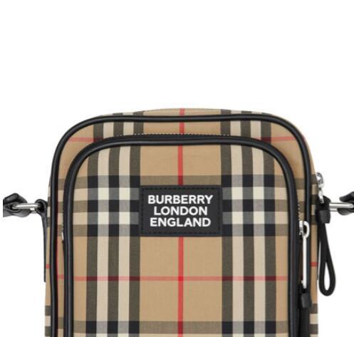 Burberry Men's Freddie Vintage Check Camera Bag