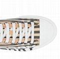 Burberry Larkhall Low-Top Logo Check Canvas Sneakers