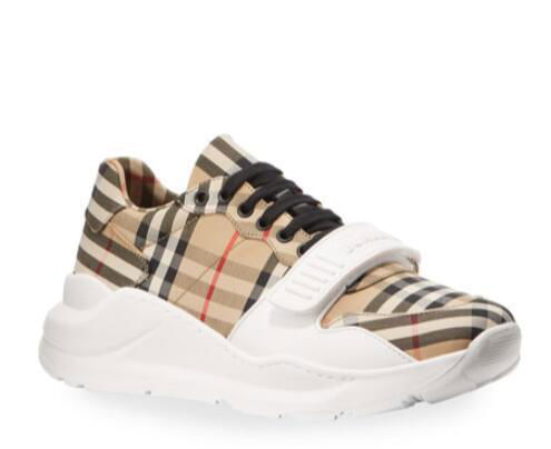 Burberry Men's Chunky Vintage Check Sneakers