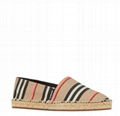          Alport Striped Espadrille Slip-On Loafers men cotton espadrilles flat