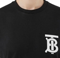 Burberry Emerson Oversized T-Shirt with TB Monogram black 