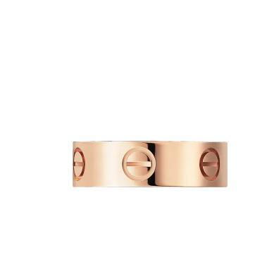 Cartier LOVE RING Leve ring luxury wedding rings rose