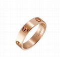 Cartier LOVE RING Leve ring luxury wedding rings rose