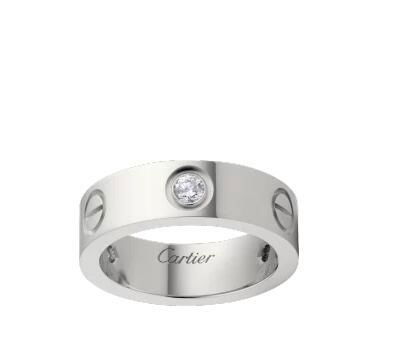 Cartier 18k 3 diamonds LOVE RING
