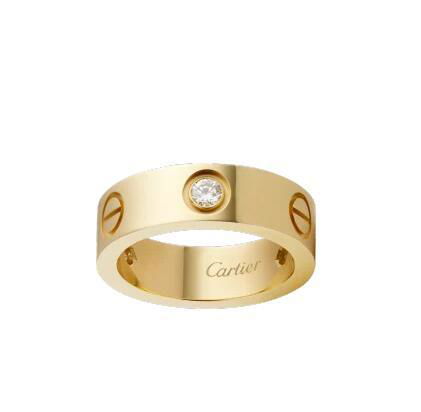 Cartier 18k 3 diamonds LOVE RING