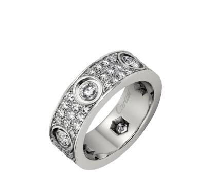 Cartier Love Ring Diamond Paved ring