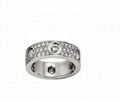 Cartier Love Ring Diamond Paved ring white gold Luxury Diamond ring