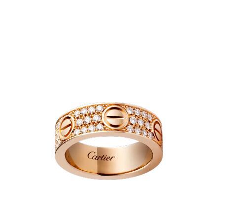 Cartier Love Ring Diamond Paved ring