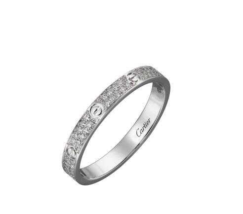 Cartier Love Ring Diamond Paved ring